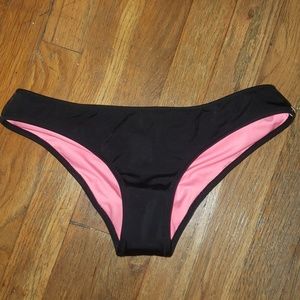 Black Mini Bikini bottoms VS Pink NWT